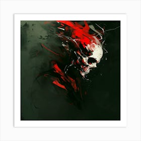 Skull Art Art Print