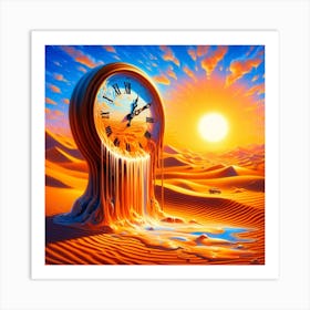 Inspired by the dreamscapes of René Magritte 1 Art Print