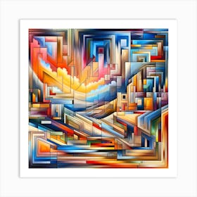 Abstract Painting 73 Art Print