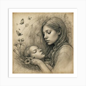 Mother And Child Art Print