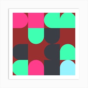 Geometric Shapes 5 Art Print