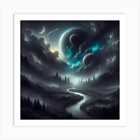 Dark Fantasy Landscape 2 Art Print