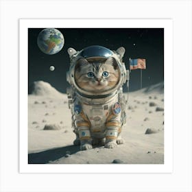 Cosmic Cat: Amazing Space Adventures. Art Print