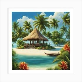 Island Oasis Art Print