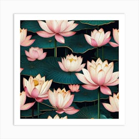 Lotus Flower 68 Art Print