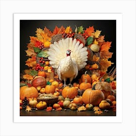 Thanksgiving Turkey 5 Art Print