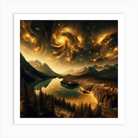 Galaxy In The Sky 11 Art Print