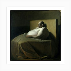 'The Fat Man' - Sebastien Teller Art Print