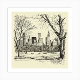 Central Park 6 Art Print