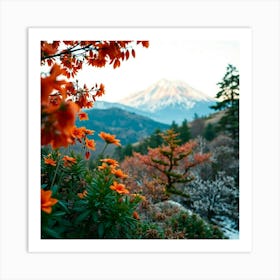 Mt Fuji In Autumn 1 Art Print