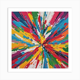 Splatter Art Print