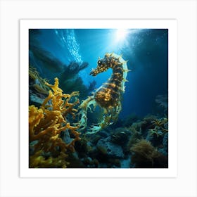 Seahorse 3 Art Print