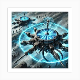 War Drones Emp Devices Iron Commonwealth Art Print