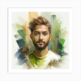 Portrait Of A Man 6 Art Print