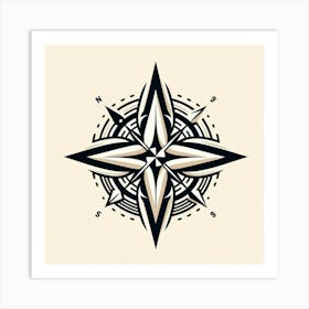 Compass Art Print