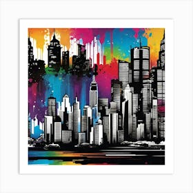 New York City Skyline 59 Art Print