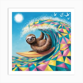 Surfs Up Nursery Kids (1) Art Print