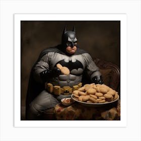 Batman Cookies Art Print