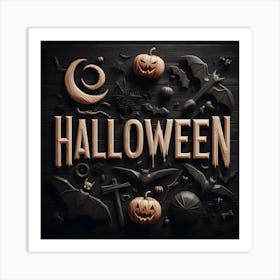 Halloween Decoration Art Print