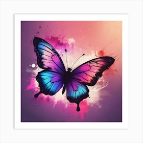 Butterfly Painting 235 Art Print