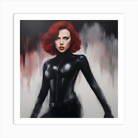 Black Widow Scarlet Johansson Art Print