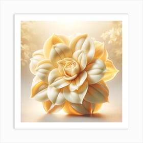 Dahlia Flower 1 Art Print