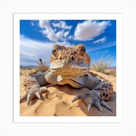 Sand Lizard Art Print