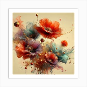 Poppies 16 Art Print