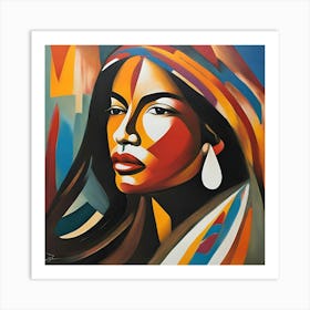 Native American Woman Art Print