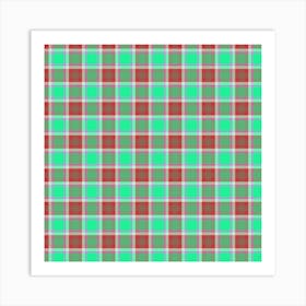 Plaid Pattern 28 Art Print