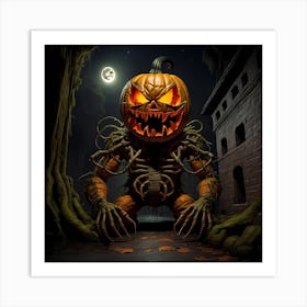 Pumpkin Pete Art Print