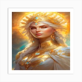 Warrior Woman 5 Art Print