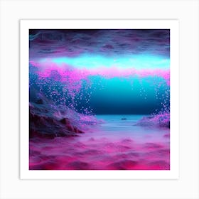 Underwater Scene Art Print