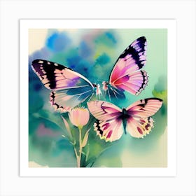 Butterfly Painting 23 Art Print