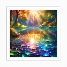 Lily Pond 15 Art Print