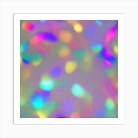 Rainbow Confetti Art Print