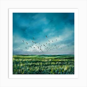 Birds In The Sky 2 Art Print