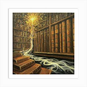 Harry Potter'S Library Art Print