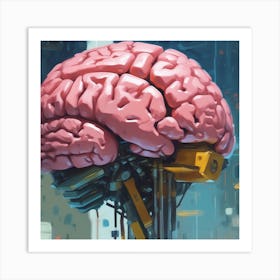 Robot Brain 8 Art Print