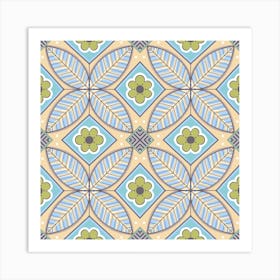 Tile Pattern Art Print