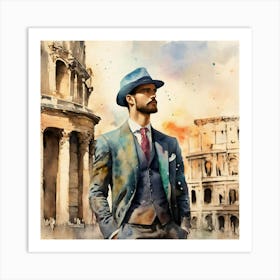 Italian Gentleman (1) Art Print