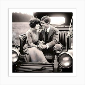 Dating Automotive Style-1928 ~Reimagined 21 Art Print