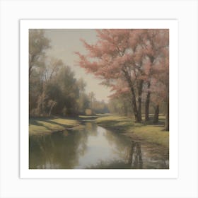 'River Of Blossoms' Art Print