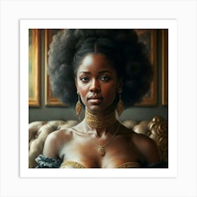 Afro-American Woman 1 Art Print