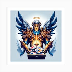 Angel Of The Deck Art Print