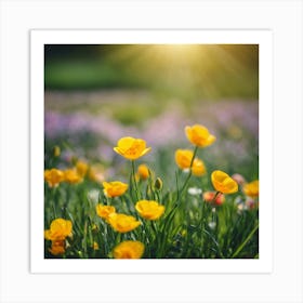 Yellow Poppies 2 Art Print