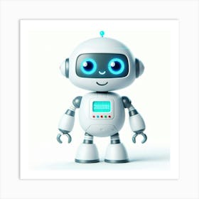 Cute Robot 4 Art Print