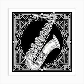 Saxophone Art Print