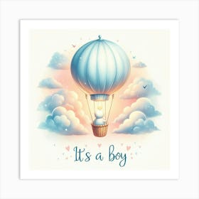 It'S A Boy Art Print