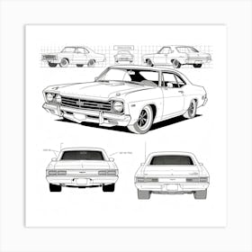 Chevrolet Nova Art Print